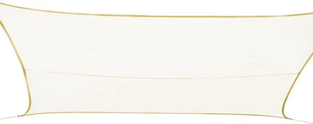 Hesperide schaduwdoek curacao - wit - 300 x 400 cm - rechthoek - waterafstotend - zonwering
