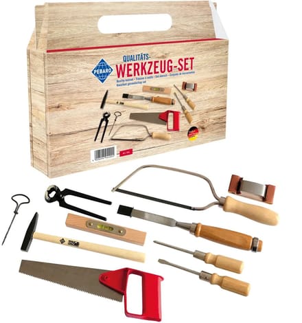 Pebaro speelgoed gereedschapsset met draagkoffer - multicolor speelgoed.