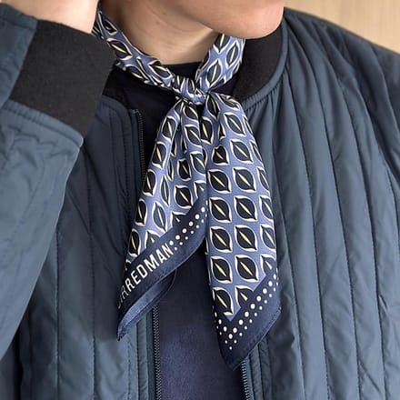 Sir Redman - Sjaals - neckerchief Norman blue - blauw / ecru / geel