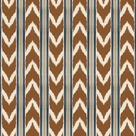 Behang Edgy Ikat bruin