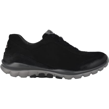 Gabor rollingsoft sensitive 06.965.47 - dames rollende wandelsneaker - Zwart - maat 38 (EU) 5 (UK)