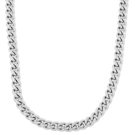 10 mm Zilveren Schakel Ketting