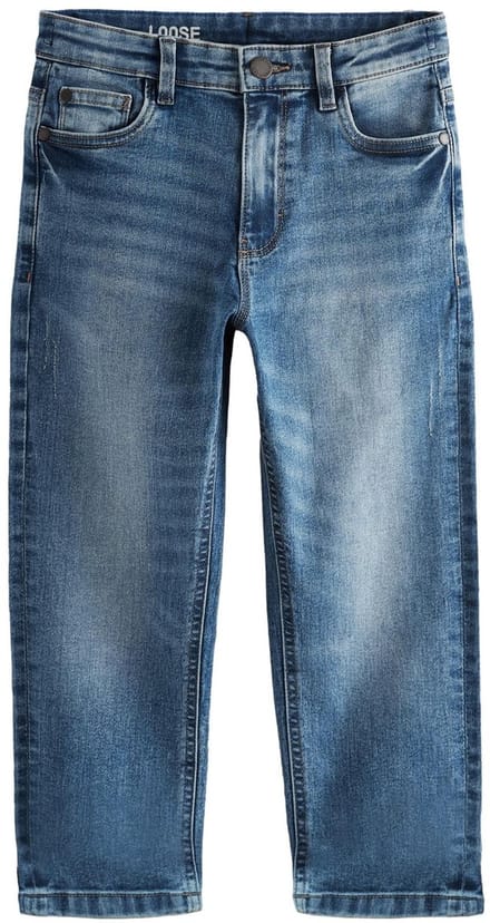 Next - Jongens - Stretchjeans met ruimvallende pasvorm - Blauw