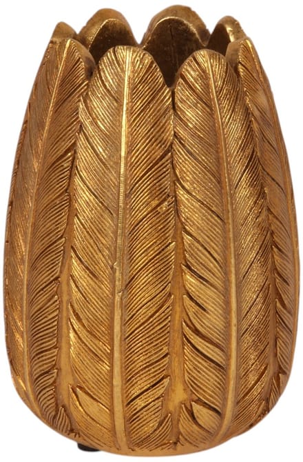 Baroque - Vaas - Vaas Veren S 10,5 cm - Goud - Resin - 10.5x7.5x7.5 - Polyresin