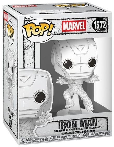 Funko! - Funko POP Vinyl Marvel Sketched Iron Man