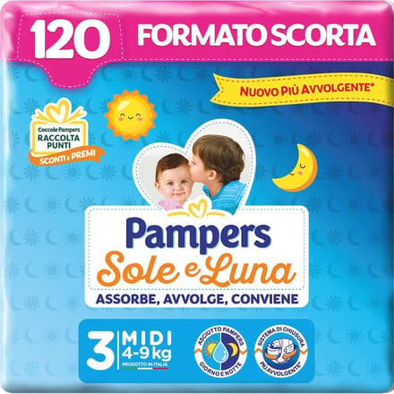 Midi Luiers Maat 3 (4-9 kg) - 120 Stuks - Ultra Absorberend en Betaalbaar