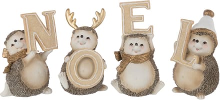 J-Line figuur Egel Kerst - polyresin - mix