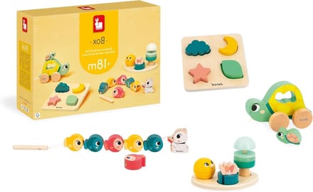 Educatief spel - Motoriek spel - Baby ontwikkeling - Dierenthema - Medium - Meerkleurig