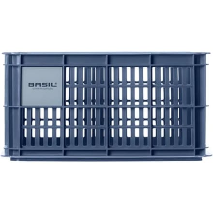 Basil Fietskrat L - Groot - 40 Liter - Blauw