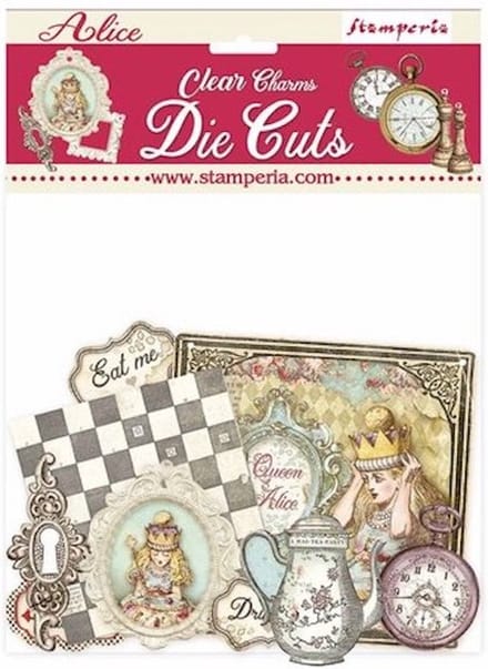 Stamperia - Alice Charms Clear Die Cuts (DFLDCP18)