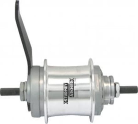 Sturmey Archer Duomatic S2c Achternaaf 2v Alu. 32g Zilver