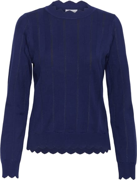 Saint Tropez ObetteSZ Pullover Dames Trui - Navy Peony