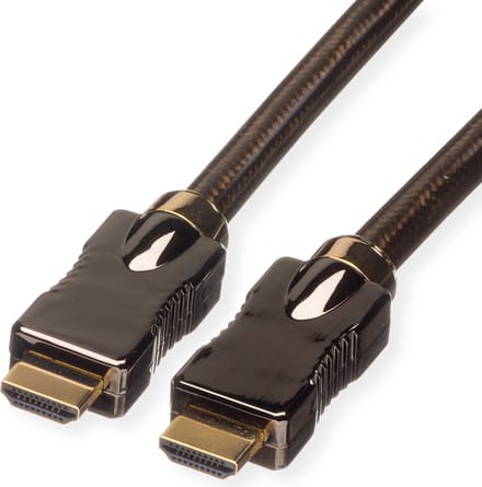 ROLINE HDMI Ultra HD Kabel met Ethernet, M/M, zwart, 2 m