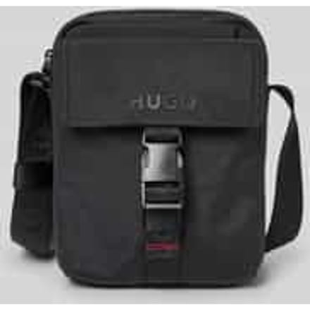 HUGO schoudertas Marsel Reporter Bag Black zwart