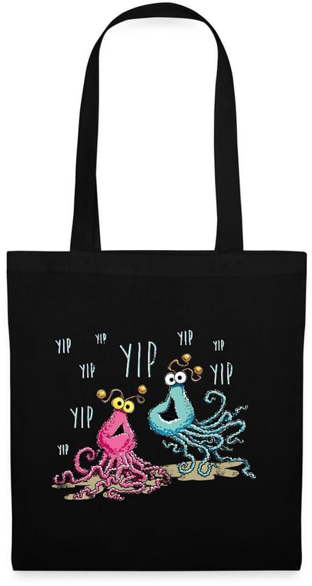 Sesamstraat Yip Yip Alien Tas Van Stof Schoudertas