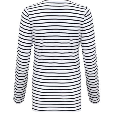 Asquith & Fox Dames/dames Mariniere Kust T-Shirt met lange mouwen (Wit/Zwaar)