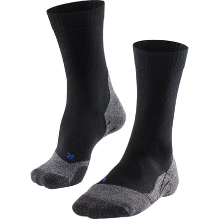 FALKE TK2 Cool anti-blaar dik lyocell functioneel materiaal wandelsokken dames zwart - maat 41-42