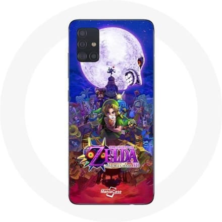 Coque Samsung Galaxy A51 La légende du Masque de Majora Zelda Jeux Vidéo