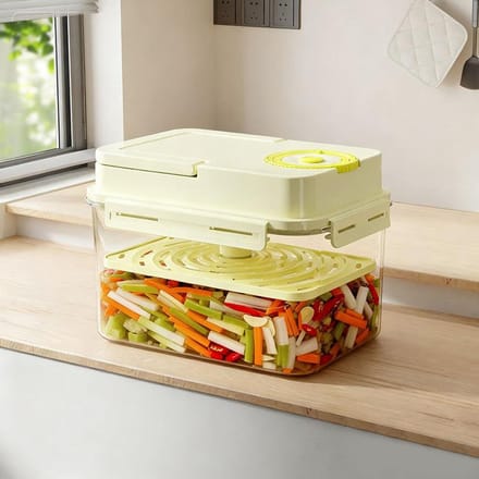 Drukdeksel Stapelbare Augurkenpot - Luchtdichte Fermentatiecontainer Voor Kimchi Groenten Conserveren