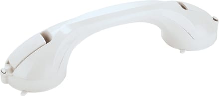 MSV Handgreep met Zuignap - 40 cm - Wandbeugel Badkamer - Polypropyleen - Wit