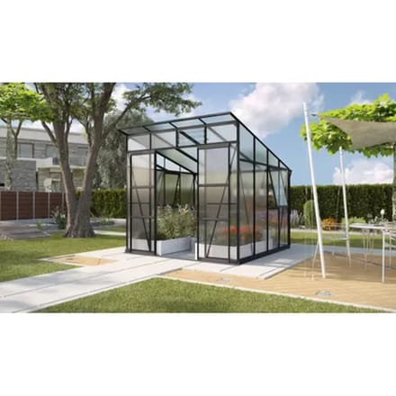 Vitavia Tuinkas Playa 7600 - Polycarbonaat 6mm - Zwart - 258x292x246cm