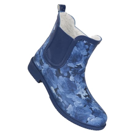 Mountain Warehouse Dames/dames Bloemige rubberen regenlaarzen (Donkerblauw)