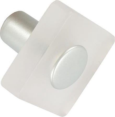 AVENUE meubelknop Clear mat acrylaat vierkant 30x30mm | TRANSPARANT