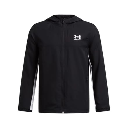 Under Armour Rival Woven Trainingspakken Kinder - Zwart - Maat 137 - 149 CM - Poly Woven