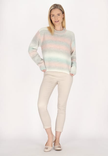 usha Jumper Dames Lichtblauw Veelkleurig