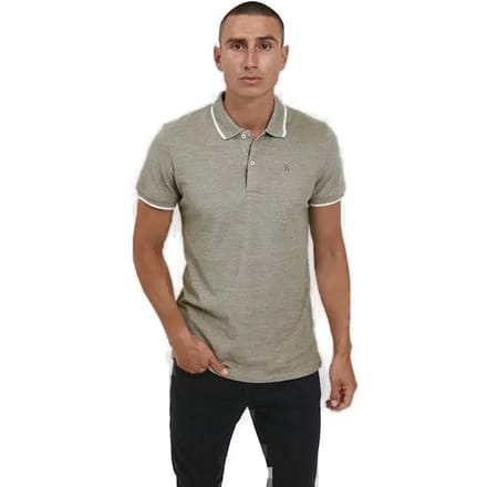 Casual Friday CFTRISTAN two tone polo shirt - Maat S