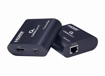 Gembird Cablexpert DEX-HDMI-03 - transmitter and Ontvanger - video/audio extender - HDMI