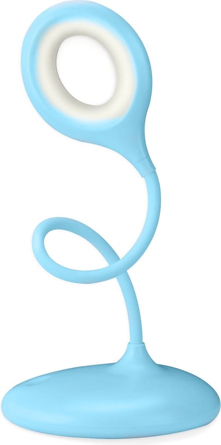 Qware Office - Flexible Desk Light - Led lamp - Toronto 39 cm - Bureaulamp - Blauw - Dimbaar
