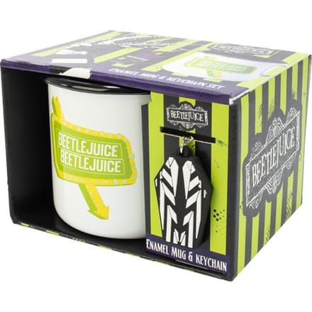 Beetlejuice - Enamel Mug & Keyring