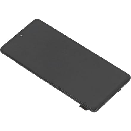Remplacement d'écran avec outils de réparation d'empreintes digitales, écran tactile pour Galaxy A71 A715 black