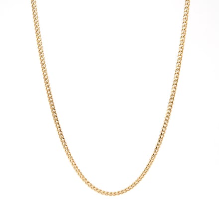 Marenca Gouden Cubaanse Schakel Heren Ketting - 4 mm (54cm)