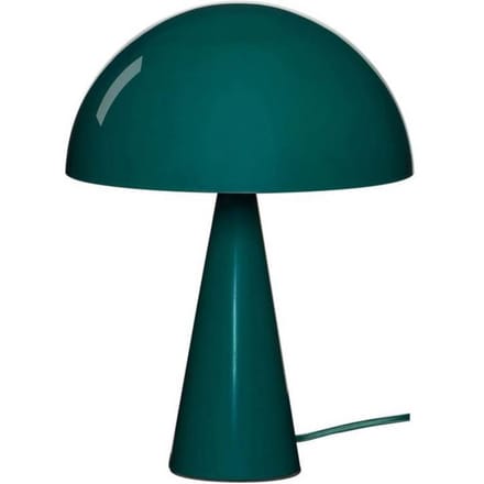 HÜBSCH tafellamp Mush Mini, donkergroen, hoogte 34 cm