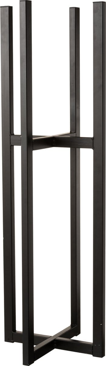 J-Line voet voor bloempot/mand - metaal - zwart - large - 95.2 cm hoog