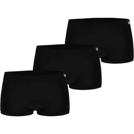 Apollo Seamless Hipsters Dames Bamboe 3-Pack Zwart Naadloos - Maat  S