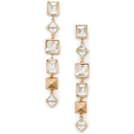 AllSaints Elora Drop Erngs Warm Brass Größe: OS | Ohrringe Outlet | Damen