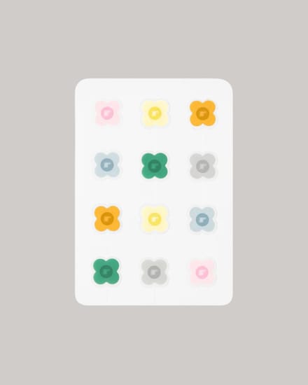 Rhode Spotwear – Hydrocolloid Pimple Patches – Acne Spot Stickers – 36 Stuks - Daisy