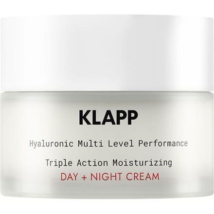KLAPP Hyaluron Triple Action Moisture Day + Night Cream Gezichtscrème Unisex 50 ml