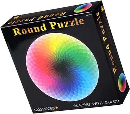 Ronde Puzzel - Educatieve Puzzel - Ontspanning Thuis - Precisie Snijden - 67.5cm Diameter - Veelkleurig