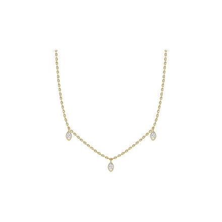 Glanzstücke München Dames-Ketting 925 Zilver Zirkonia One Size 88544404