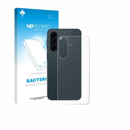 upscreen - Screenprotector voor Samsung Galaxy A37 5G (Achterkant) - Folie Beschermfolie transparant antibacterieel