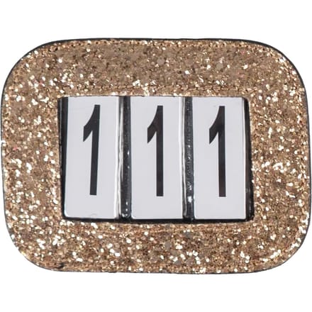 Horka Glitter Nummerhouder Goud