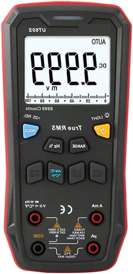 Digitale Multimeter - Slimme Tester - Elektrische Metingen - Echte RMS Technologie - 1000V - Zwart