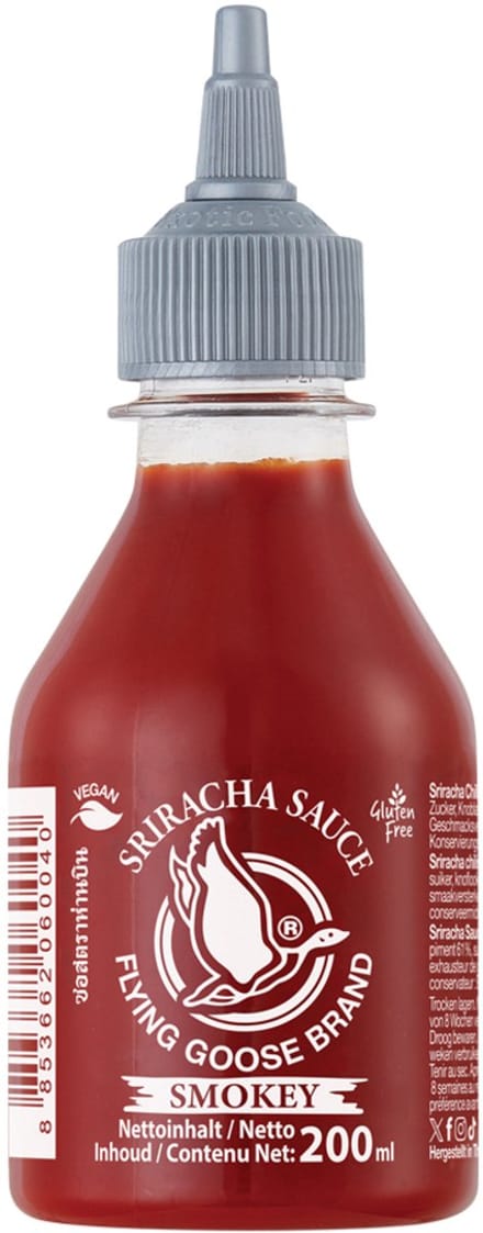 Flying Goose Srirachasaus rooksmaak 12 x 200 ml