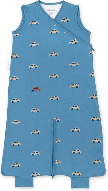 BEMINI Babyslaapzak - MAGIC BAG 4-12m - TOG 0.5 - Zomerjersey - Mario turquoise