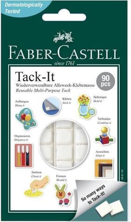 Faber-Castell kleefpads - Tack-it - 90 stuks - FC-589150