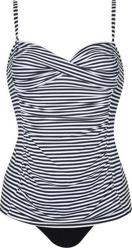 Sunflair 28070.901 D-E dames badpak zwart dessin